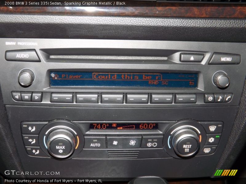 Sparkling Graphite Metallic / Black 2008 BMW 3 Series 335i Sedan