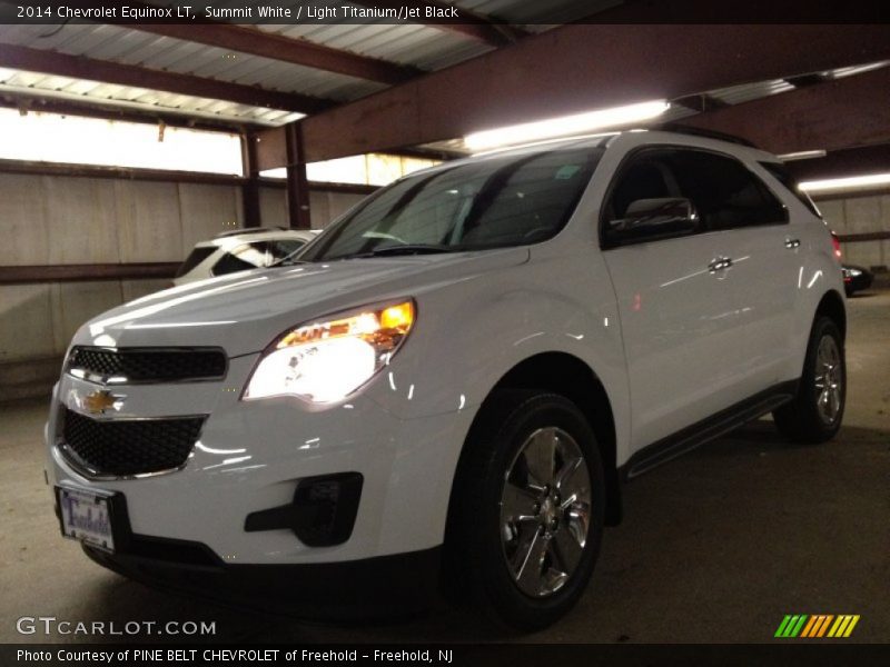 Summit White / Light Titanium/Jet Black 2014 Chevrolet Equinox LT