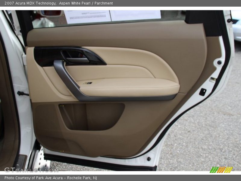Aspen White Pearl / Parchment 2007 Acura MDX Technology
