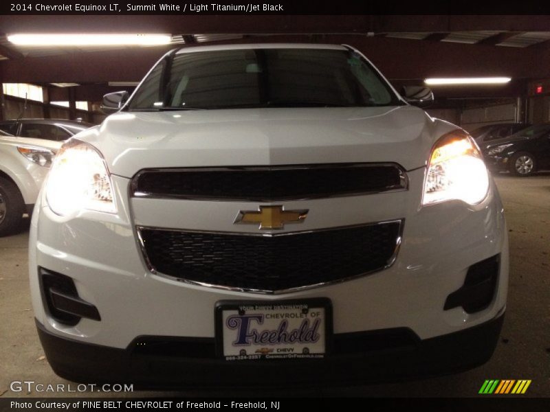 Summit White / Light Titanium/Jet Black 2014 Chevrolet Equinox LT