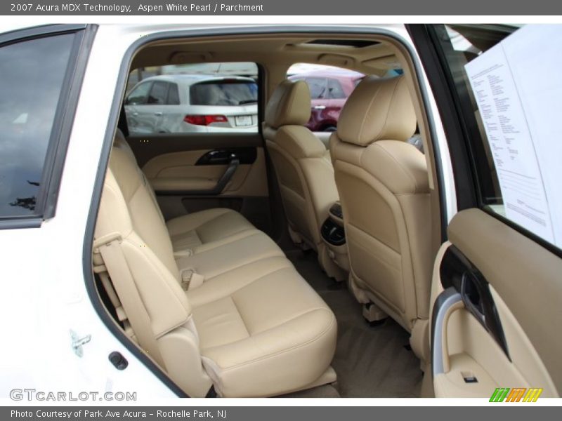 Aspen White Pearl / Parchment 2007 Acura MDX Technology