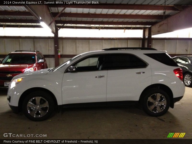 Summit White / Light Titanium/Jet Black 2014 Chevrolet Equinox LT