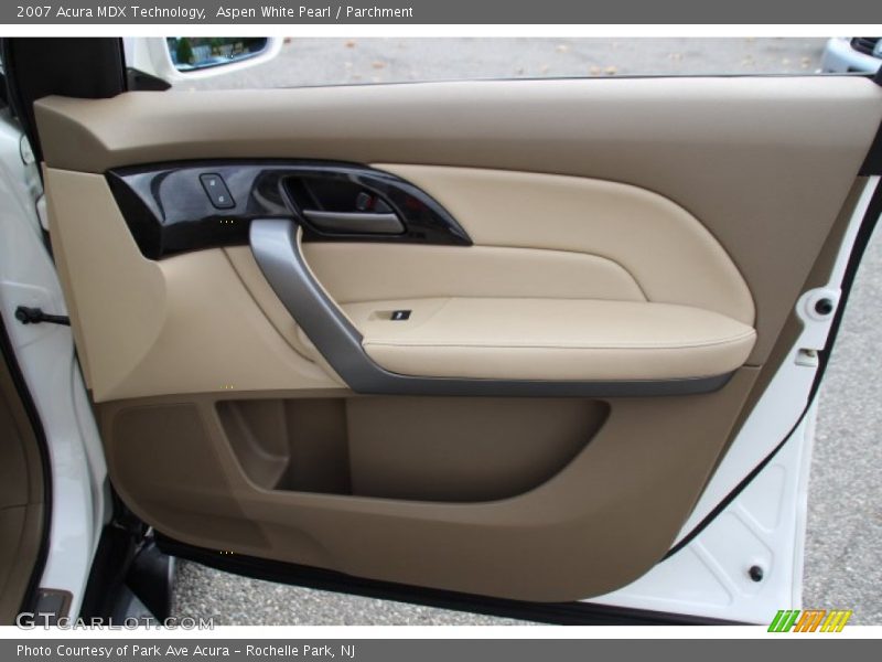 Aspen White Pearl / Parchment 2007 Acura MDX Technology