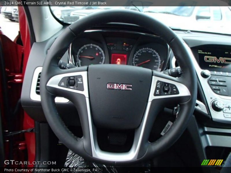 Crystal Red Tintcoat / Jet Black 2014 GMC Terrain SLE AWD