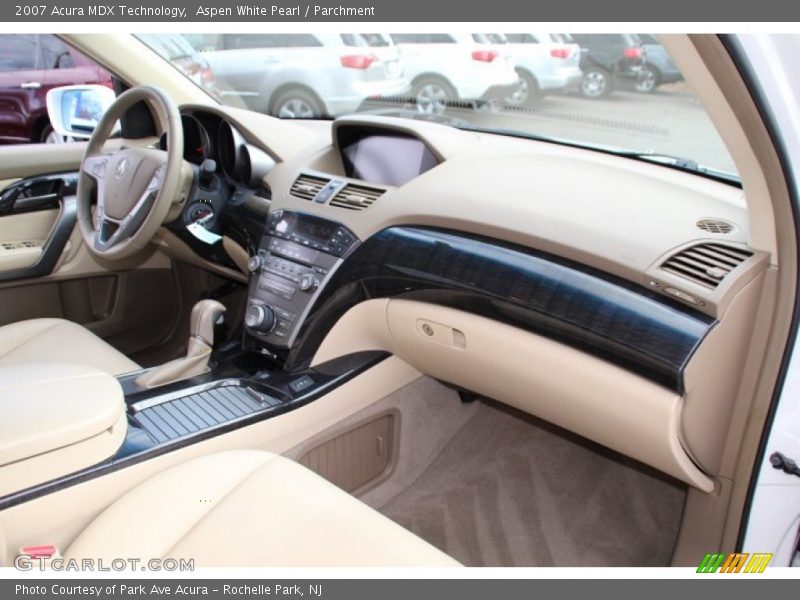 Aspen White Pearl / Parchment 2007 Acura MDX Technology