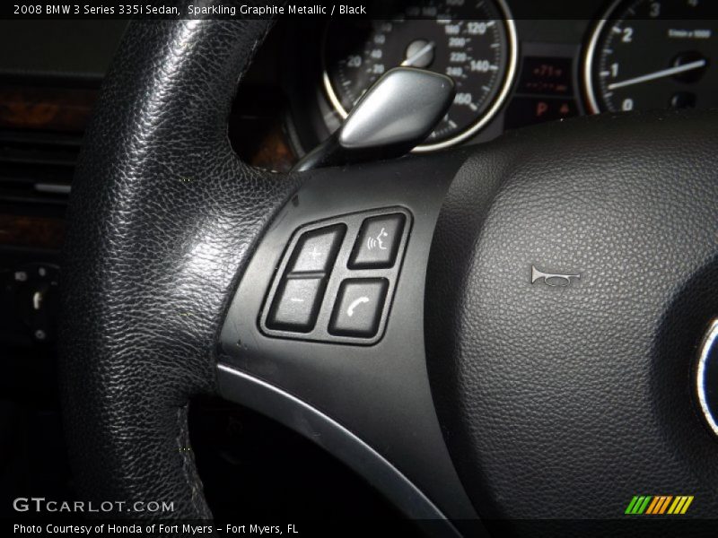Sparkling Graphite Metallic / Black 2008 BMW 3 Series 335i Sedan