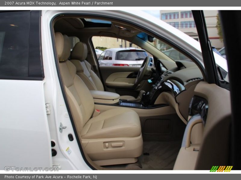 Aspen White Pearl / Parchment 2007 Acura MDX Technology