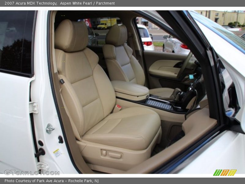 Aspen White Pearl / Parchment 2007 Acura MDX Technology