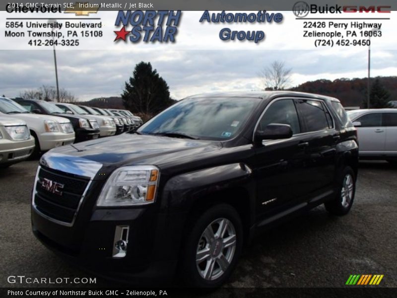 Iridium Metallic / Jet Black 2014 GMC Terrain SLE