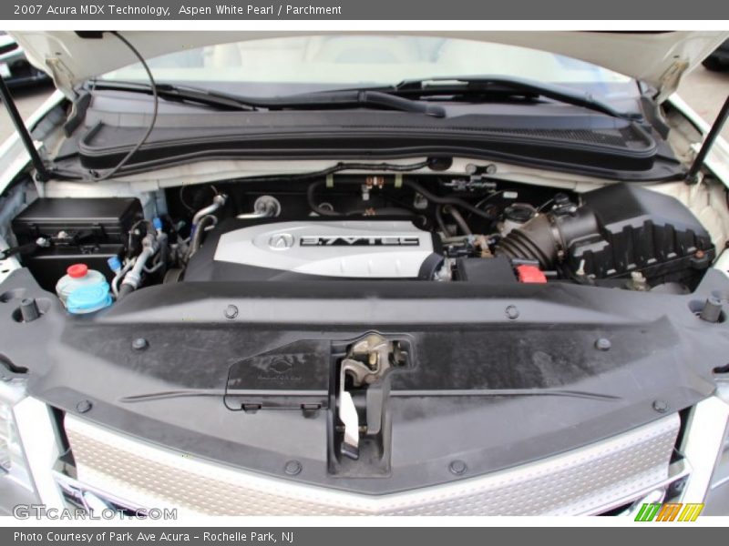 Aspen White Pearl / Parchment 2007 Acura MDX Technology