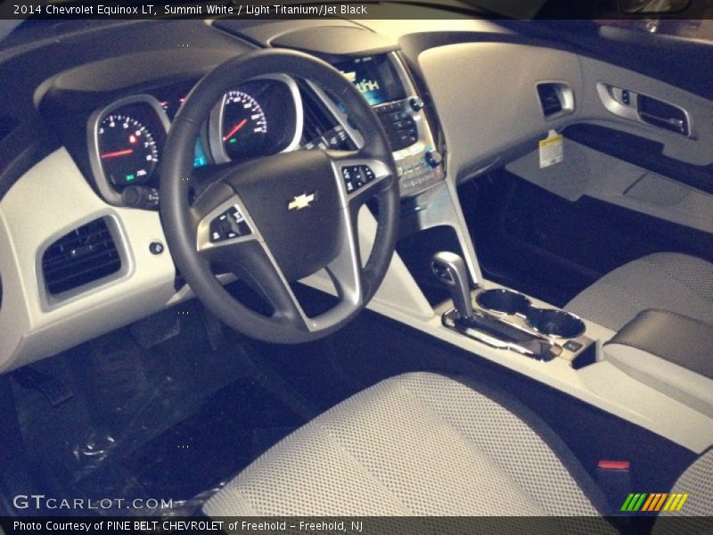 Summit White / Light Titanium/Jet Black 2014 Chevrolet Equinox LT
