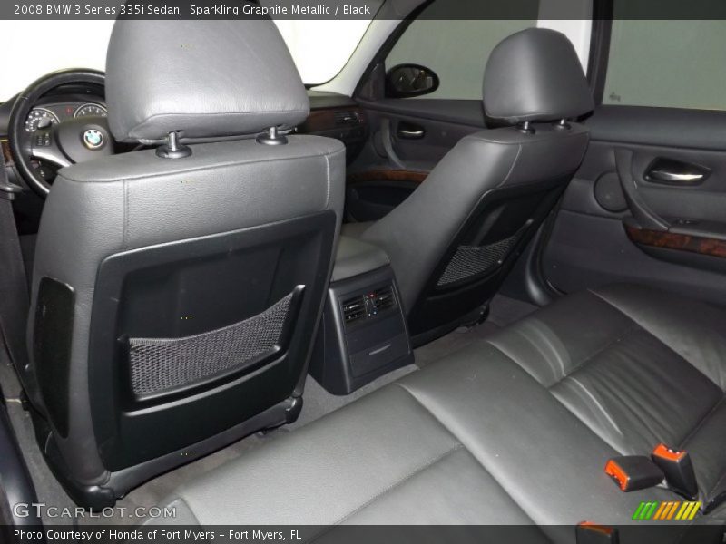 Sparkling Graphite Metallic / Black 2008 BMW 3 Series 335i Sedan