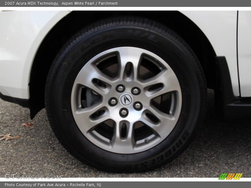 Aspen White Pearl / Parchment 2007 Acura MDX Technology