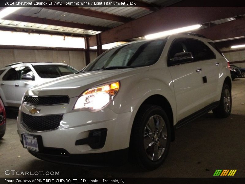 Summit White / Light Titanium/Jet Black 2014 Chevrolet Equinox LT AWD