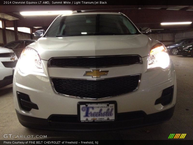 Summit White / Light Titanium/Jet Black 2014 Chevrolet Equinox LT AWD