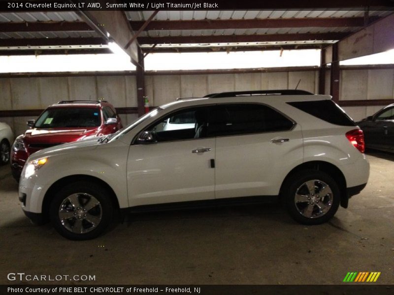 Summit White / Light Titanium/Jet Black 2014 Chevrolet Equinox LT AWD