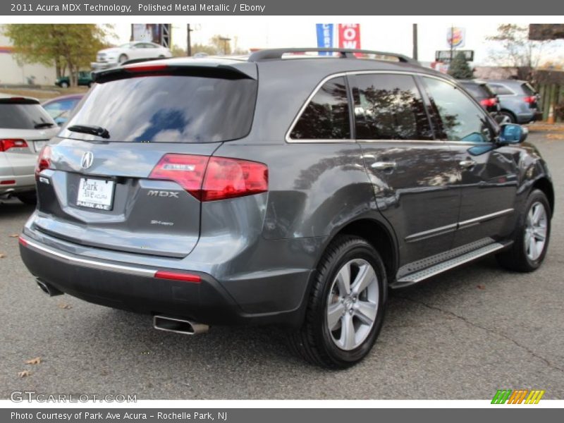 Polished Metal Metallic / Ebony 2011 Acura MDX Technology