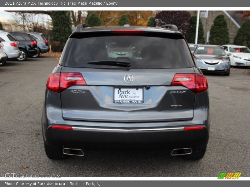 Polished Metal Metallic / Ebony 2011 Acura MDX Technology