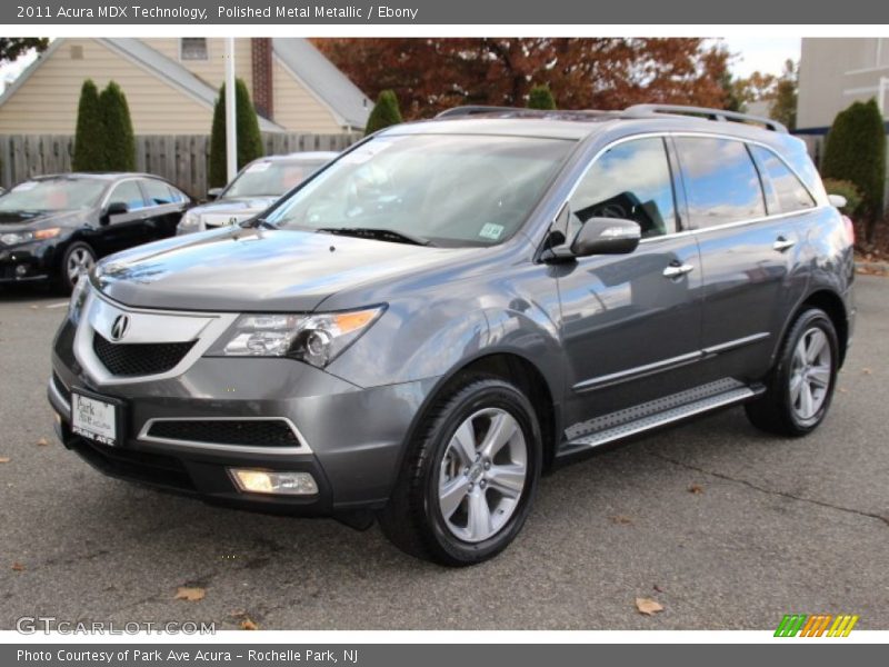 Polished Metal Metallic / Ebony 2011 Acura MDX Technology