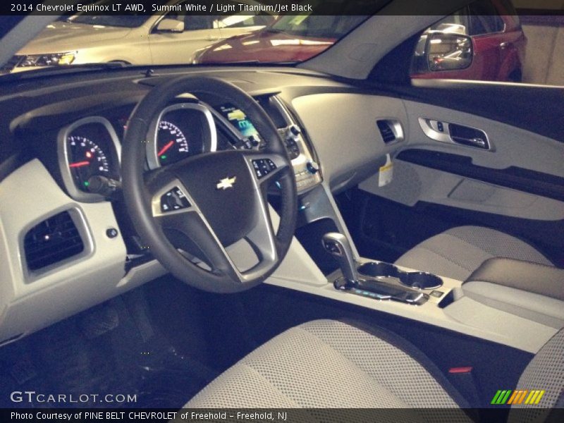 Summit White / Light Titanium/Jet Black 2014 Chevrolet Equinox LT AWD