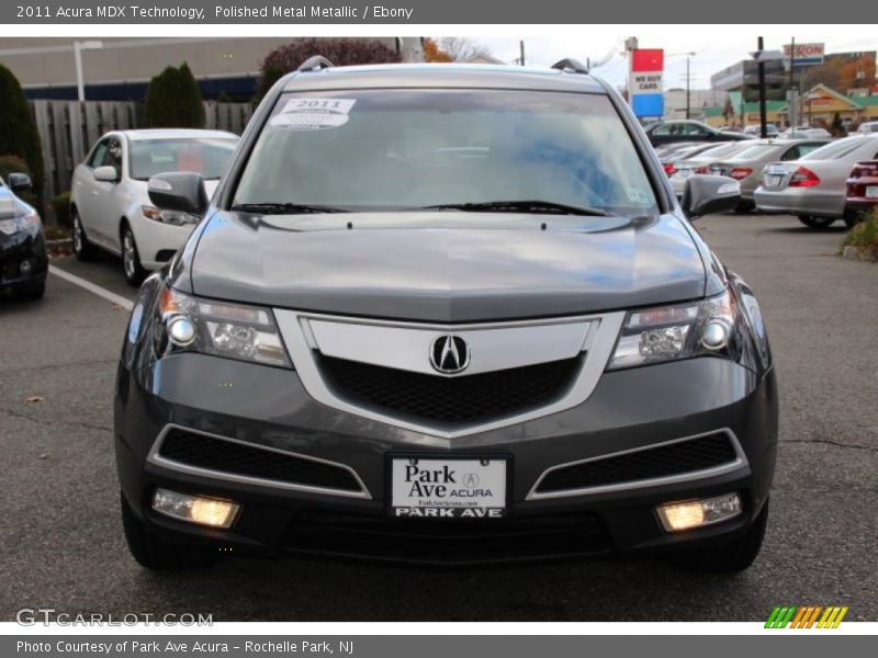 Polished Metal Metallic / Ebony 2011 Acura MDX Technology