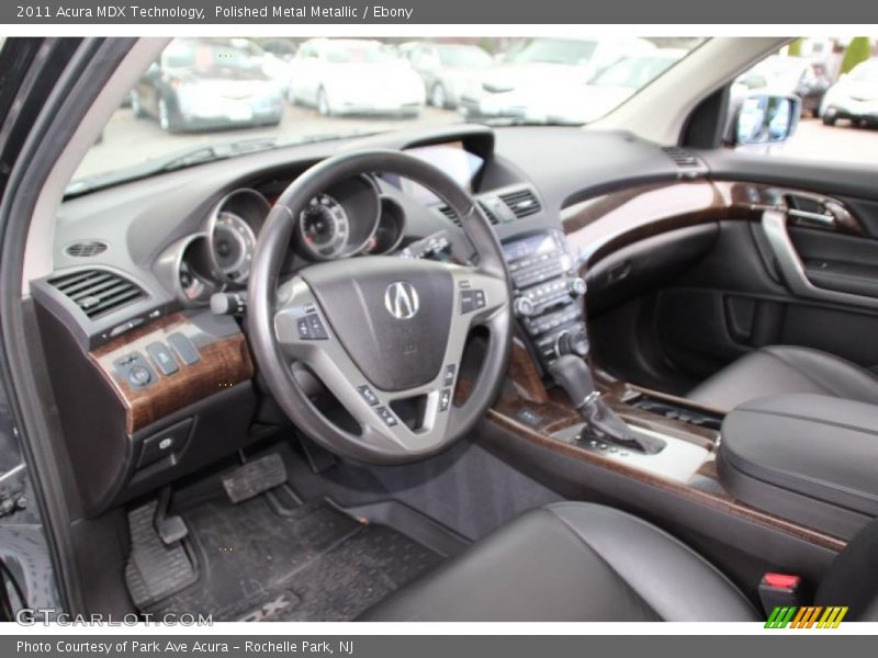 Polished Metal Metallic / Ebony 2011 Acura MDX Technology