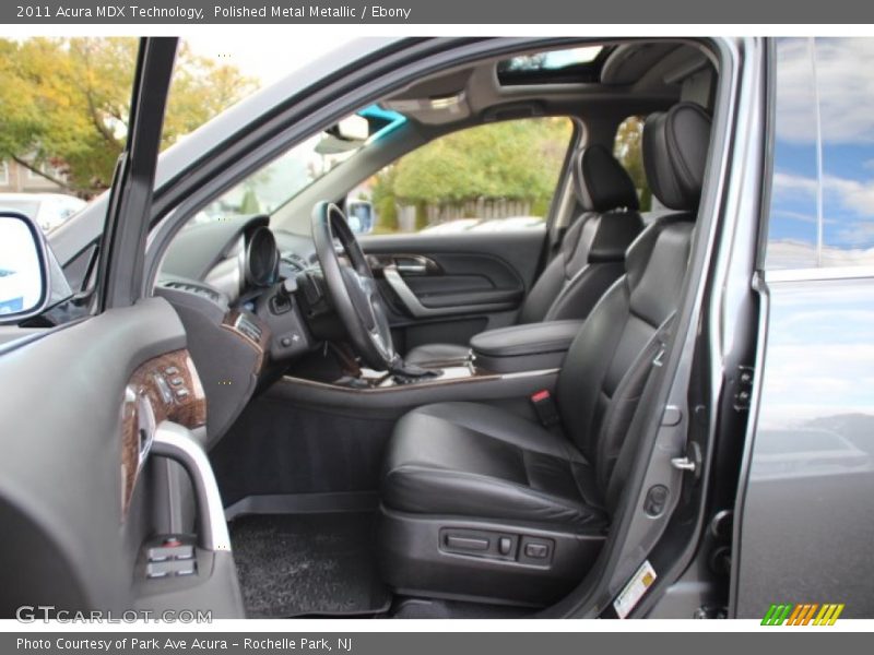 Polished Metal Metallic / Ebony 2011 Acura MDX Technology