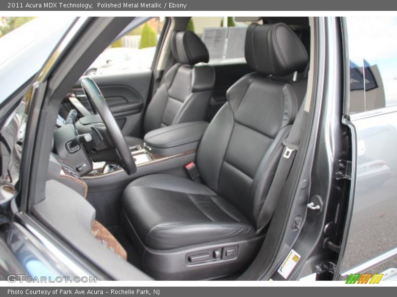 Polished Metal Metallic / Ebony 2011 Acura MDX Technology