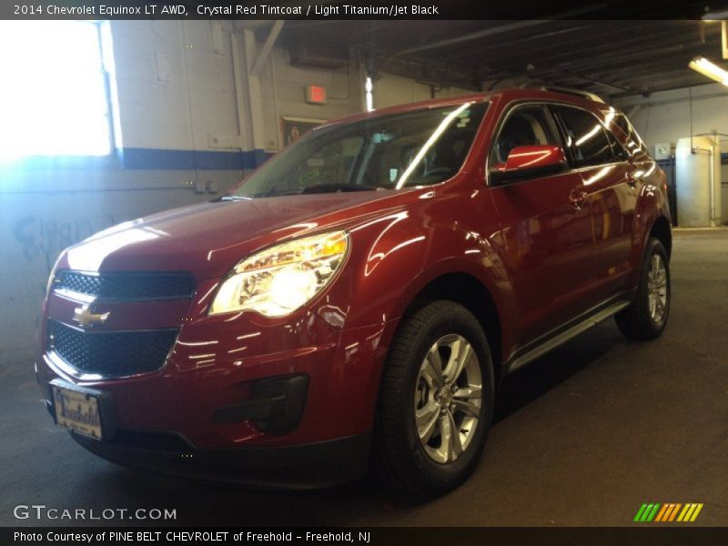 Crystal Red Tintcoat / Light Titanium/Jet Black 2014 Chevrolet Equinox LT AWD