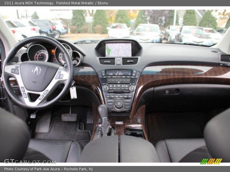 Polished Metal Metallic / Ebony 2011 Acura MDX Technology