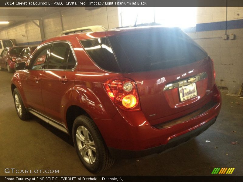 Crystal Red Tintcoat / Light Titanium/Jet Black 2014 Chevrolet Equinox LT AWD