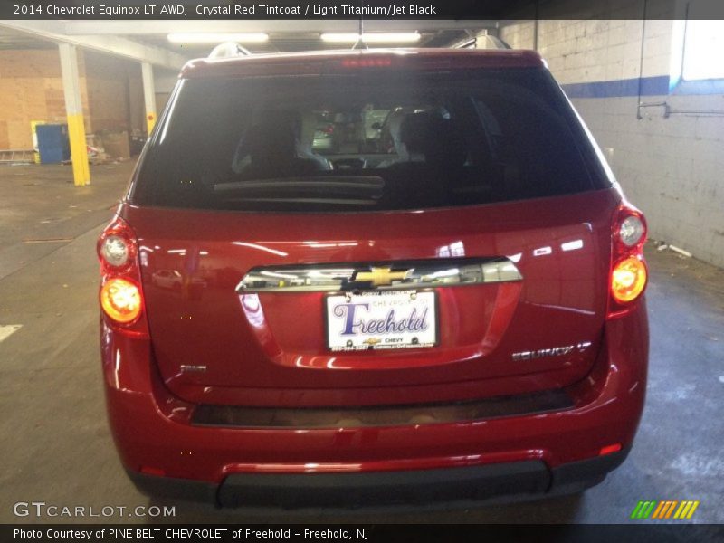 Crystal Red Tintcoat / Light Titanium/Jet Black 2014 Chevrolet Equinox LT AWD