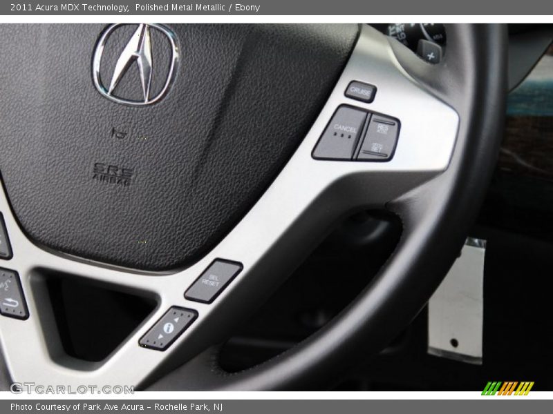 Polished Metal Metallic / Ebony 2011 Acura MDX Technology