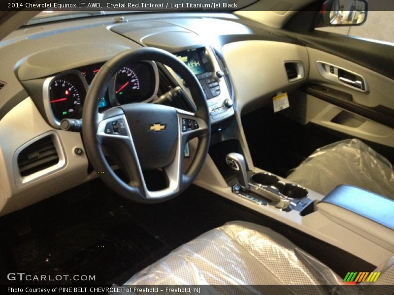 Crystal Red Tintcoat / Light Titanium/Jet Black 2014 Chevrolet Equinox LT AWD