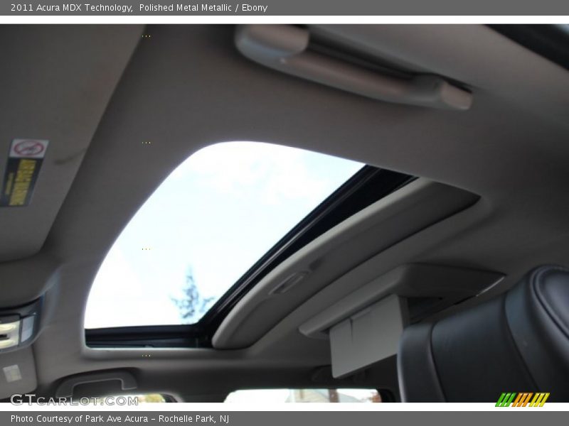 Polished Metal Metallic / Ebony 2011 Acura MDX Technology