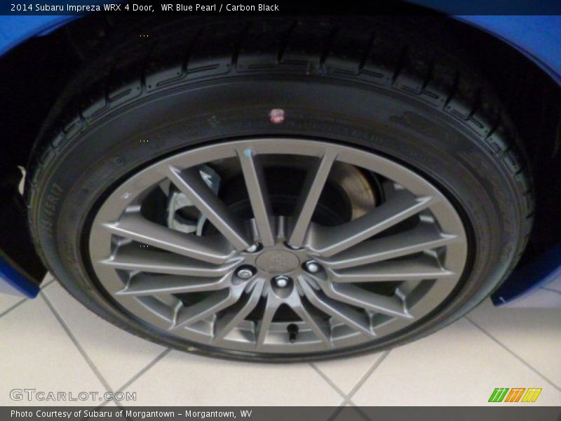 WR Blue Pearl / Carbon Black 2014 Subaru Impreza WRX 4 Door