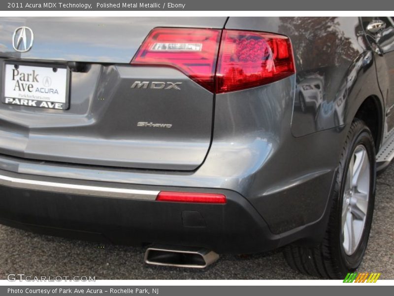 Polished Metal Metallic / Ebony 2011 Acura MDX Technology