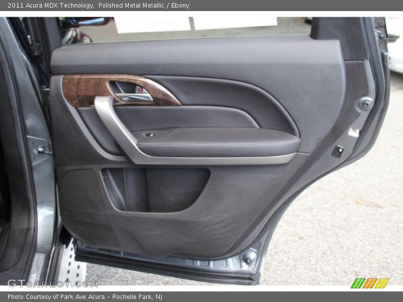 Polished Metal Metallic / Ebony 2011 Acura MDX Technology