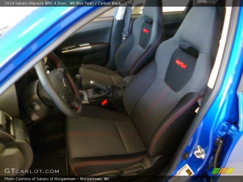 WR Blue Pearl / Carbon Black 2014 Subaru Impreza WRX 4 Door