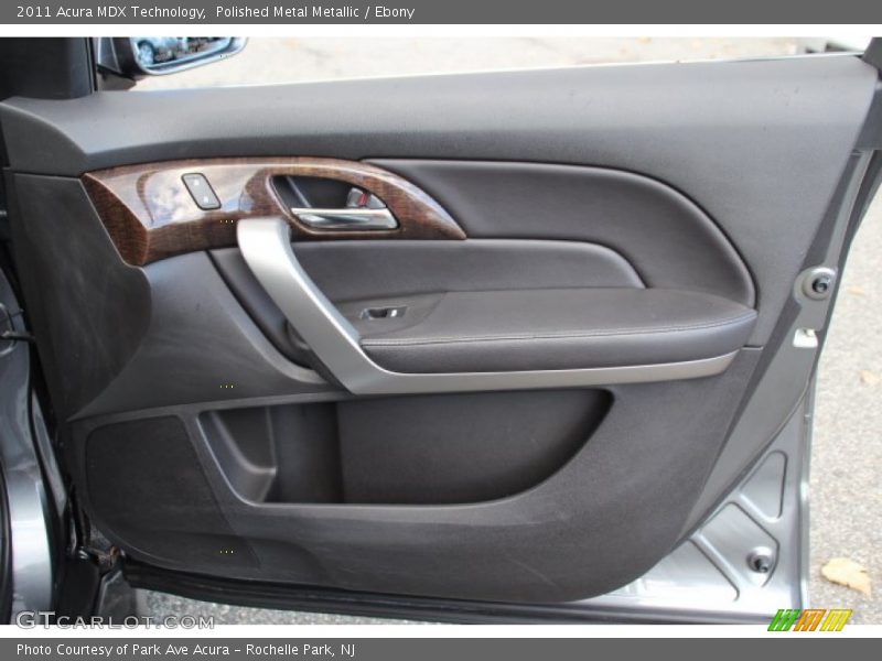 Polished Metal Metallic / Ebony 2011 Acura MDX Technology