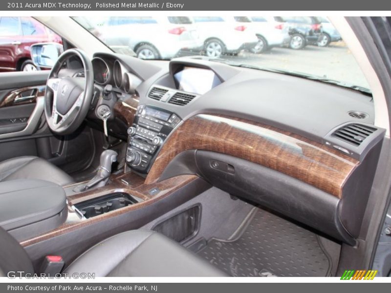 Polished Metal Metallic / Ebony 2011 Acura MDX Technology