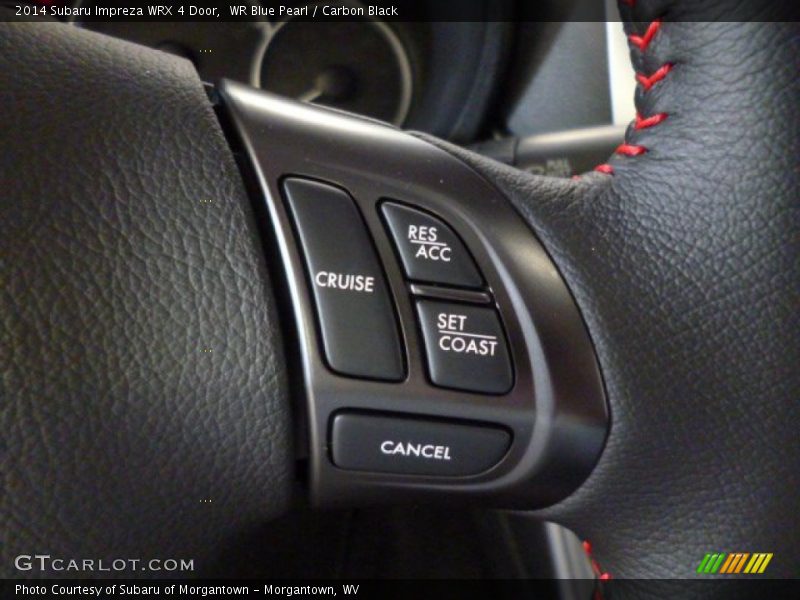 WR Blue Pearl / Carbon Black 2014 Subaru Impreza WRX 4 Door