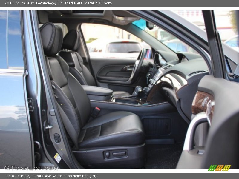 Polished Metal Metallic / Ebony 2011 Acura MDX Technology