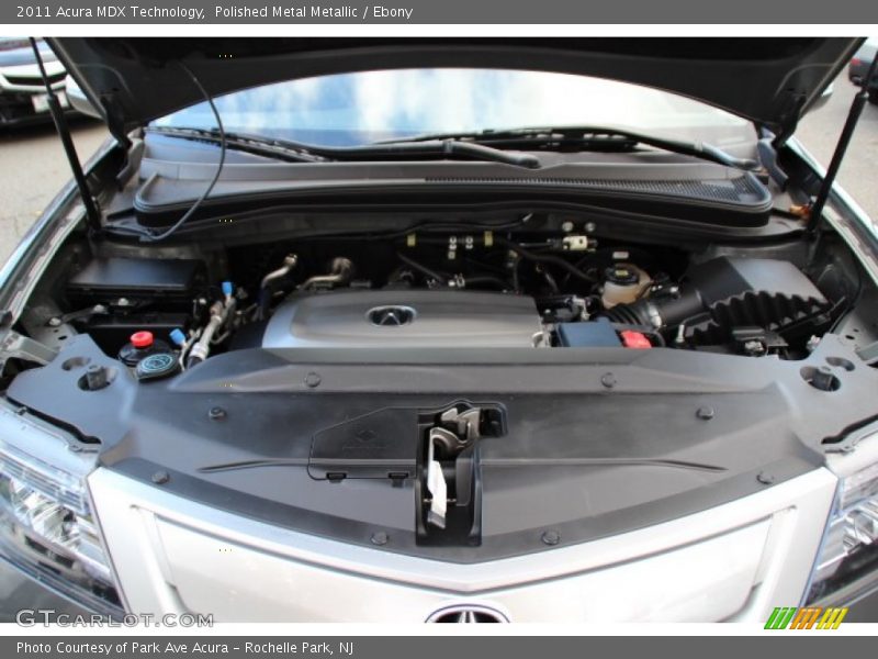 Polished Metal Metallic / Ebony 2011 Acura MDX Technology