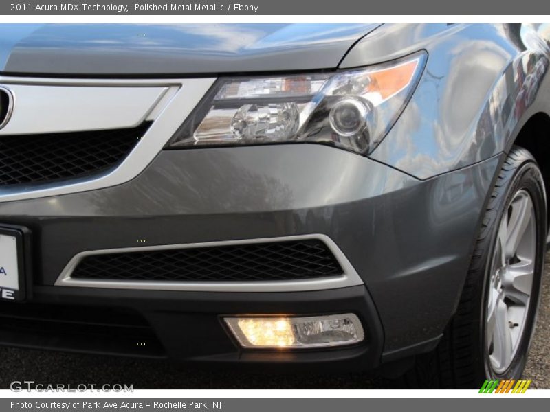 Polished Metal Metallic / Ebony 2011 Acura MDX Technology