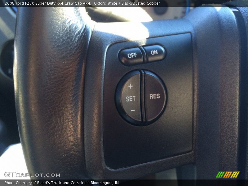 Oxford White / Black/Dusted Copper 2008 Ford F250 Super Duty FX4 Crew Cab 4x4