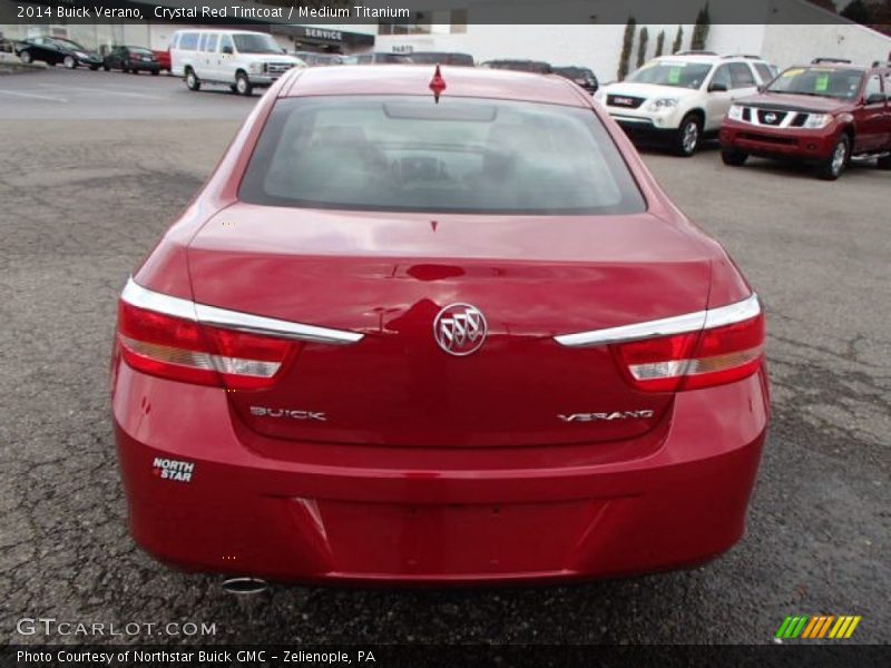 Crystal Red Tintcoat / Medium Titanium 2014 Buick Verano