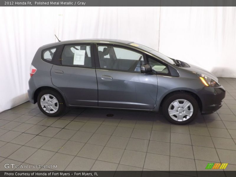 Polished Metal Metallic / Gray 2012 Honda Fit