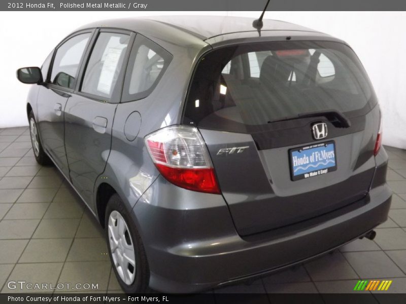 Polished Metal Metallic / Gray 2012 Honda Fit