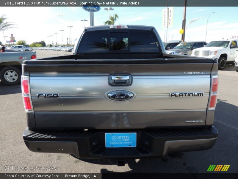Sterling Grey Metallic / Pale Adobe 2011 Ford F150 Platinum SuperCrew 4x4